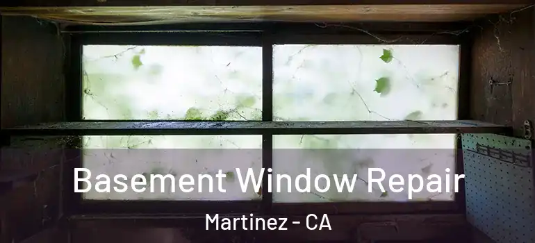  Basement Window Repair Martinez - CA