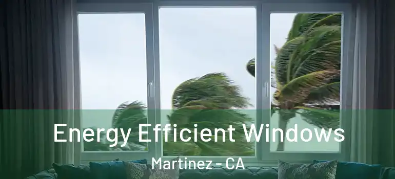  Energy Efficient Windows Martinez - CA