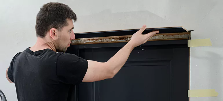 Wood Door Hole Repair in Martinez, CA