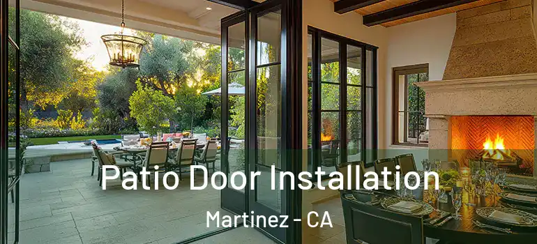  Patio Door Installation Martinez - CA