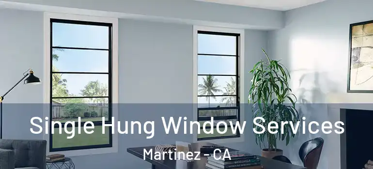  Single Hung Window Services Martinez - CA