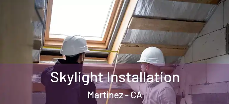  Skylight Installation Martinez - CA