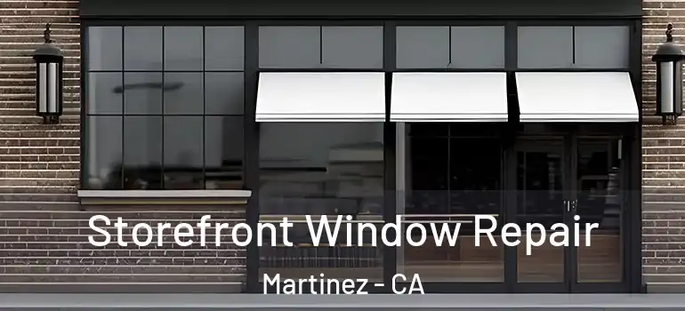  Storefront Window Repair Martinez - CA